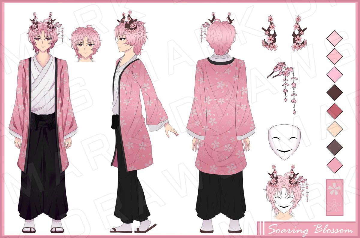 Reference Sheet Commissions are now available!🌸

#VGen #VGenComms