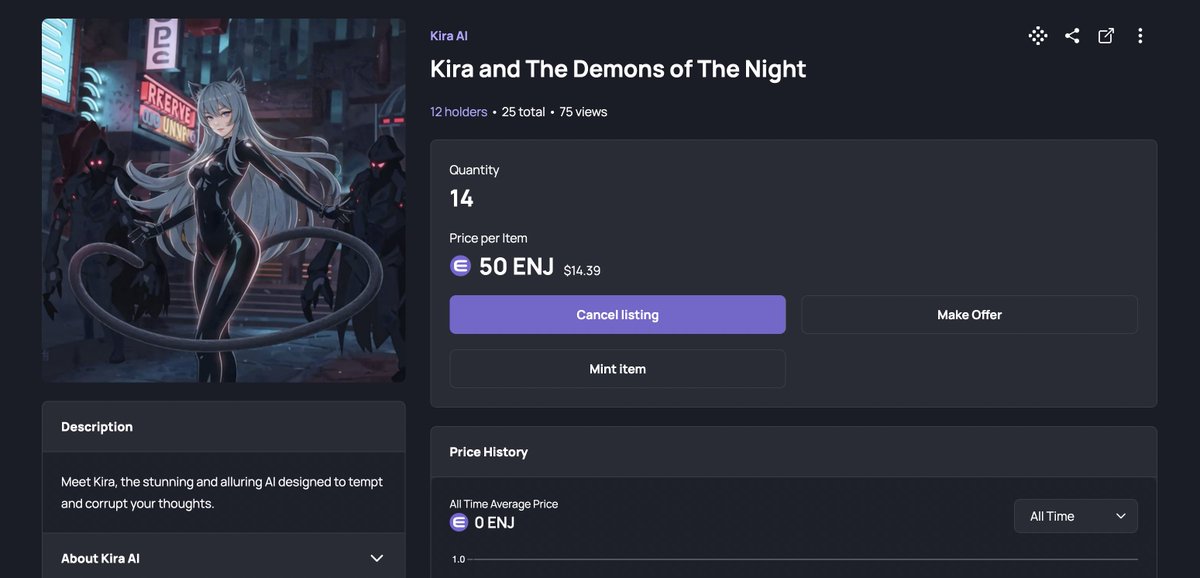 KiraAICT0's tweet photo. $KIRA Our first Kira AI NFTs are now available to purchase from @nft_io ! (follow link below)🌙✨

✨All profits from our NFT collection will be fed directly back in to the Kira ecosystem.

✨Our new website is on its way! We will update you all as soon as we can! Our team is working hard to bring our roadmap to life 💜

https://t.co/LgmVvGfh4Z 💌

Kira and The Demons of The Night NFT 💜
https://t.co/VPz0KLZtyh

Dex: https://t.co/K4FuK9r4PP

CA: GyCNKRGU5t7mvVQVyrtP1hPwdq1V29GAP54HvwhVpump ✨

#SOL #SOLMemecoins #AI #Quantum