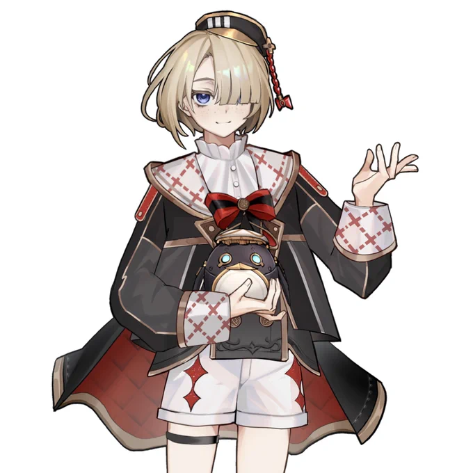 #今年も残りわずかなので今年一番伸びた絵を貼る KFCコラボにいなかったから衣装捏造したフレミネめーっちゃ沢山の人が見てくれて感謝 