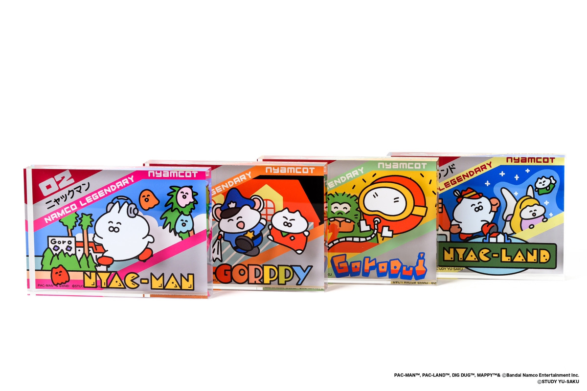 人気イラストレーターSTUDY優作と『パックマン』や『マッピー』などの