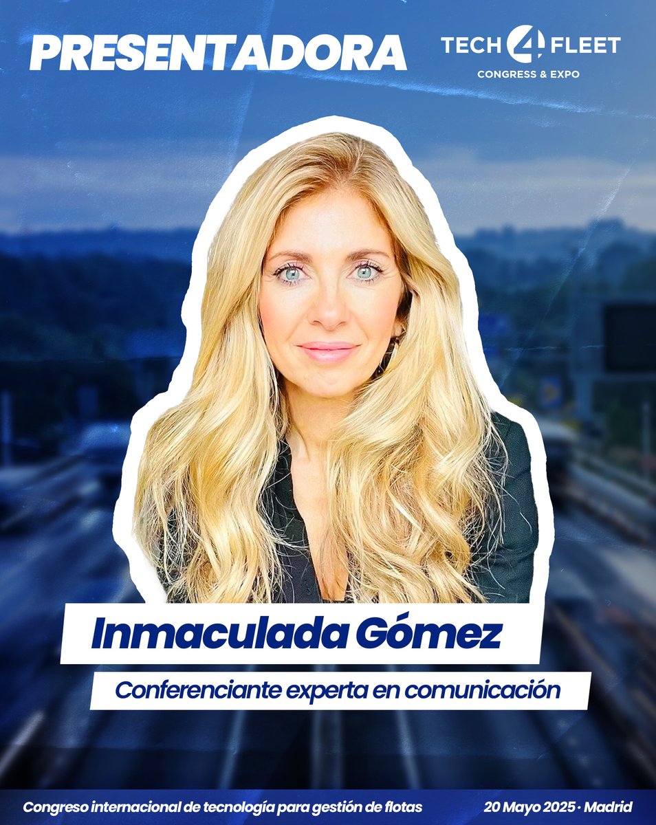 tech4fleet's tweet image. 💥 Inma Gómez presentará #Tech4Fleet 2025💥
Experta en Inteligencia Emocional, Oratoria y Humanismo | Speaker | Profesora de Empresa | Linkedln España Top Creator (Top 20) 🙌

🫵 Otra de las razones por las que debes estar en nuestra 7º edición del #Congreso: info@tech4fleet.com