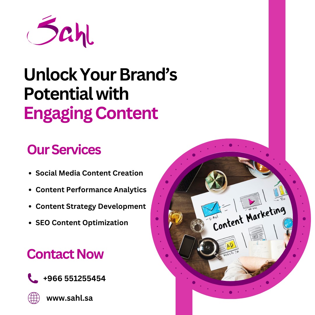 Sahl_Official's tweet photo. Unlock your brand's potential with engaging content. 🚀 #ContentMarketing #DigitalGrowth #BrandStrategy https://t.co/mCwgN4gmG6