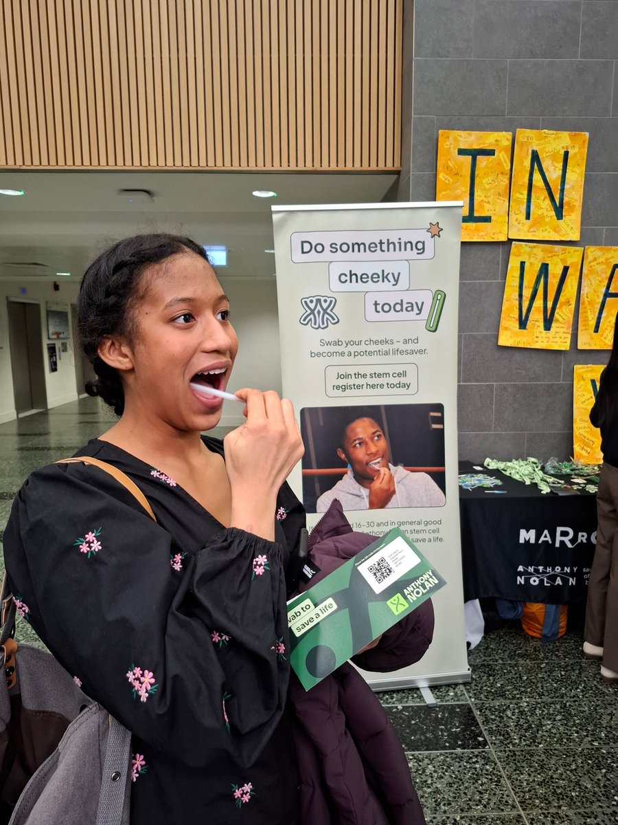 InvisWarriorSCD's tweet image. Thank you @imperialmarrow for joining us at the @imperialcollege #Lates. Marrow raises awareness for the importance of #stemcelldonors @AnthonyNolan. Great to see so many visitors swabbing up for the registry! #SickleCellAwareness #bonemarrowdonation