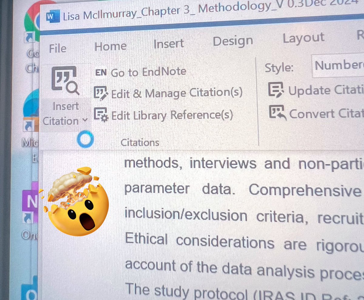 This little circle of doom is going to tip me over the edge … every time I try to add a reference 🤬🤯🤪
#PhDlife #buffering #finalstraw