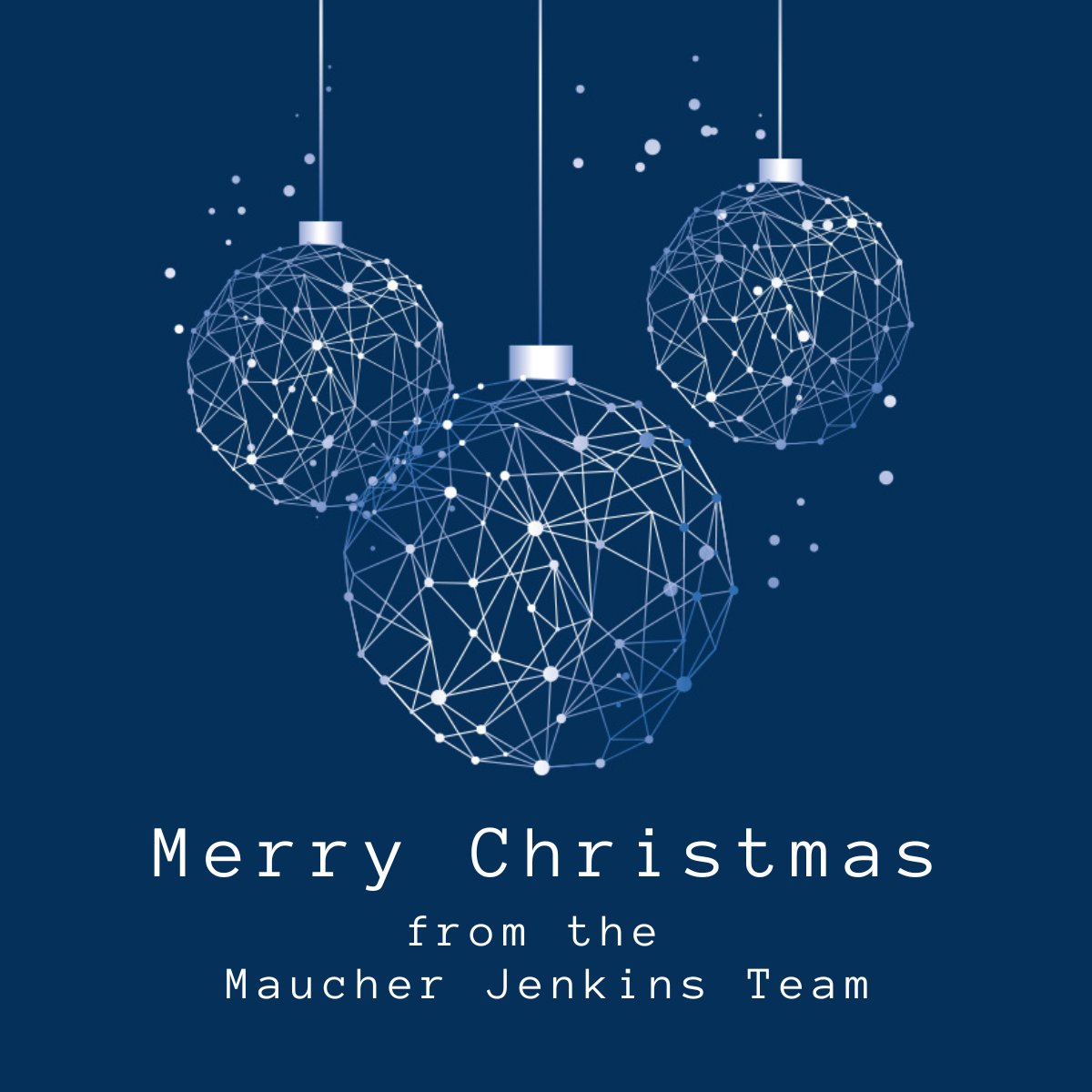 🎄 Merry Christmas from the Maucher Jenkins Team! 🎁

Wishing you joy, peace, and a Prosperous New Year.

 #MerryChristmas #HappyHolidays #HolidaySeason