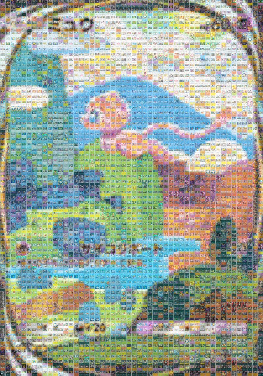 misuruma's tweet image. いよいよ、明日は新パックが出ますね。
新パックが出る前に、最強の遺伝子をコンプリート出来なかったのは残念ですが

ポケポケのカードでミュウを作ってみました。

 #ポケポケ