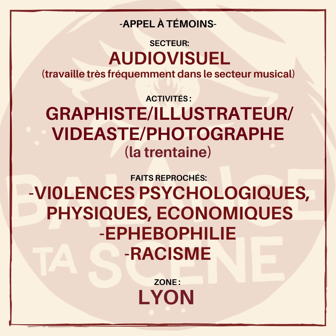 BalanceTaScene's tweet image. A diffuser autour de vous.
Si vous reconnaissez cette personne, vous pouvez nous contacter par mail. 
On vous croit, vous n'êtes pas seul•es.