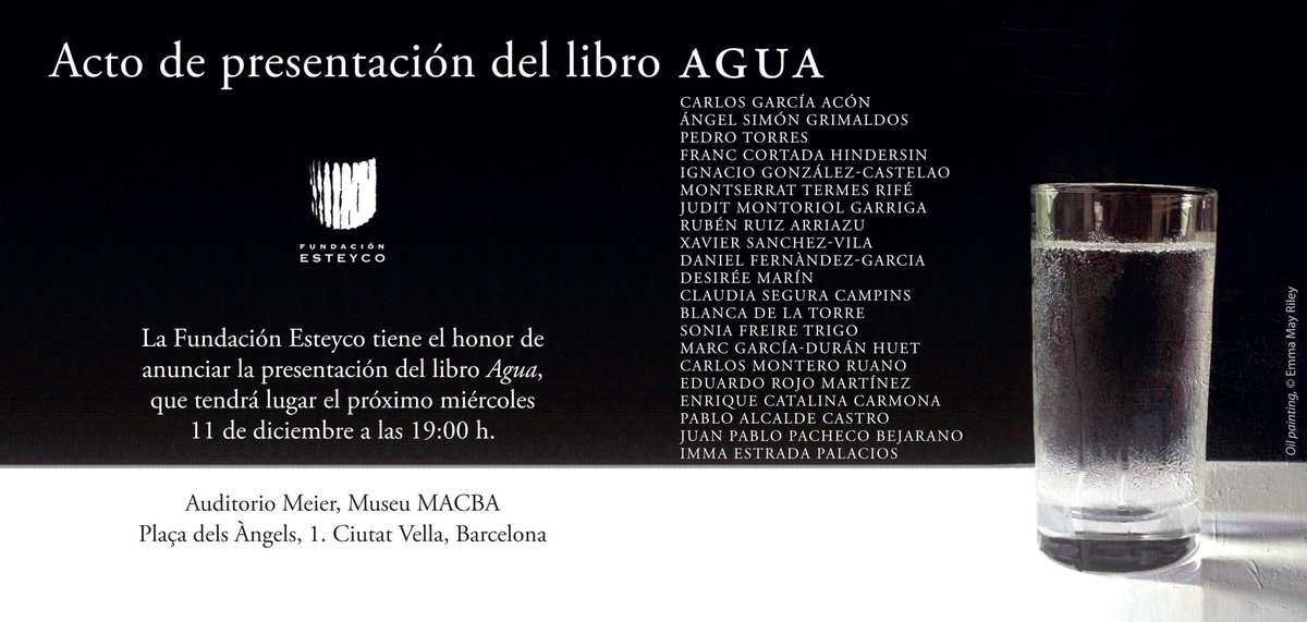📚Daniel Fernández-García y Xavier Sánchez-Vila, investigadores del GHS, fueron invitados a participar como coautores en esta obra, presentando su capítulo titulado "La importancia de las aguas subterráneas en la gestión moderna integrada de los recursos hídricos".