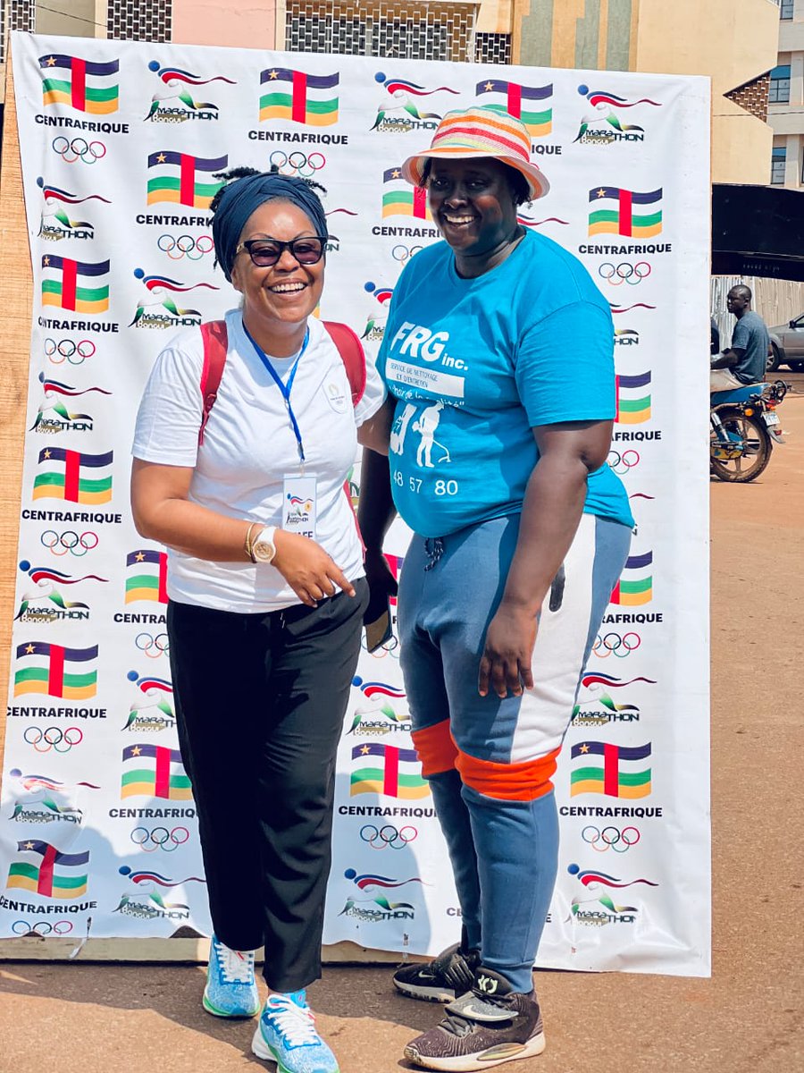 Clap de fin de la 10ème Édition du Semi-marathon de Bangui 2024
<a href="/CNOSCA2/">Comité National Olympique et Sportif Centrafricain</a> 
#Commissionsportpourtous
#womensport