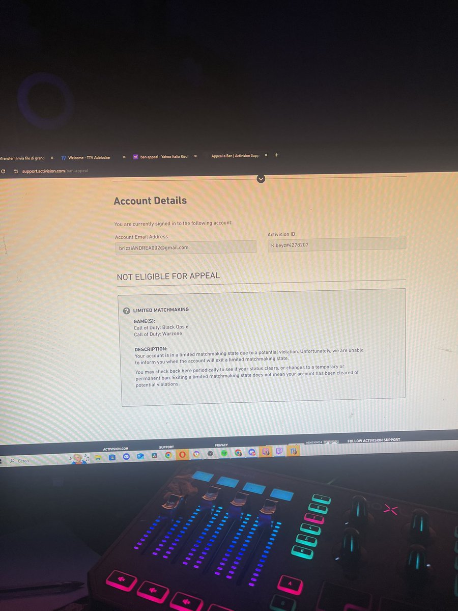 TERZO SHADOWBAN IN UN MESE?!! <a href="/ATVIAssist/">Activision Support</a> <a href="/Activision/">Activision</a> unsban me pls 🙃🙃🙃