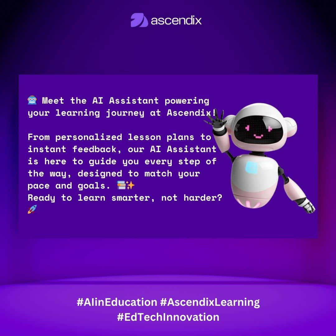 AscendixHQ's tweet image. Did you know your learning journey just got a whole lot smarter? 🤓 Introducing the AI Assistant at Ascendix, designed to guide you every step of the way! 📚💡 #AIinEducation #AscendixLearning 🚀"
@opencampus_xyz  @HackQuest_
