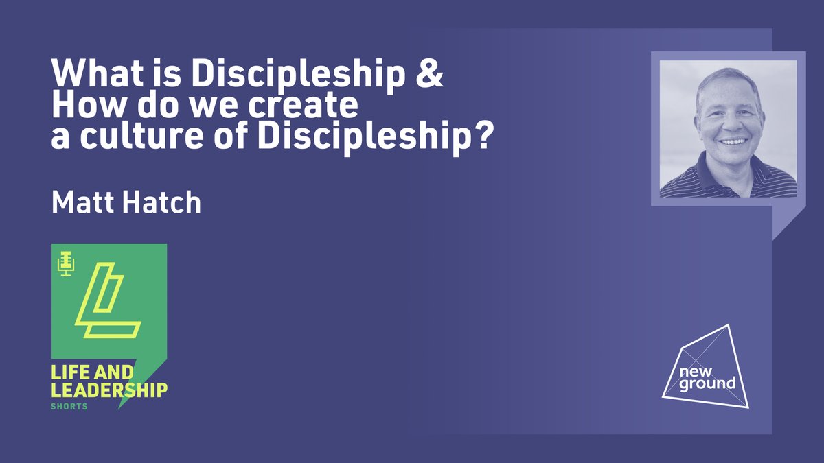 *Out Now* 📷 Jez is joined by Matt Hatch as they start new series of short discussions on Discipleship.
newgroundchurches.org/podcast/111/sh…