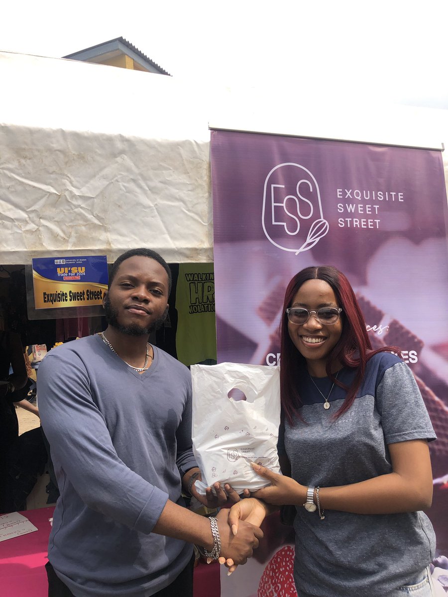 Thank you guys soo much for UI’ SU TRADE FAIR🥹🥹
I’m so grateful for your support and love! 

All of my branding materials were done by <a href="/Think_Media1/">Think_media1</a> , excellent brand Fr!🥹 
Text them for any of your branding needs, they’re great at it
Backdrop design by <a href="/ibiyinka_j/">The Enigma👑</a> 😻
F4:😂
