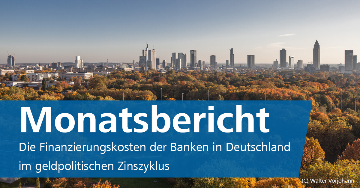 #Monatsbericht: Die #Finanzierungskosten der #Banken in 🇩🇪 waren zum Ende der geldpolitischen Straffung im Herbst 2023 so hoch wie seit über zehn Jahren nicht mehr. Gemessen am stark gestiegenen #Leitzins blieben sie aber auf einem vergleichsweise niedrigen Niveau.