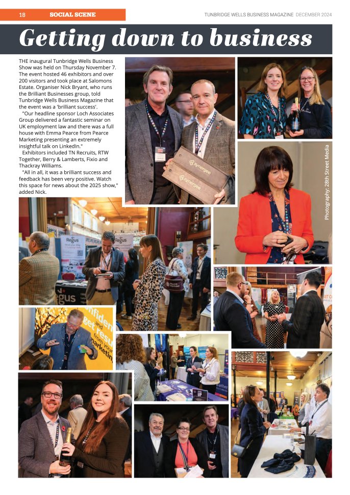 Brilliant Businesses (@brillbusinesses) on Twitter photo BIG thanks to <a href="/TWBizMag/">Tunbridge Wells Business Magazine</a> for this post show feature on the Tunbridge Wells Business Show! issuu.com/twbm/docs/issu…
Book your stand or register to visit the 2025 show here: brilliantbusinesses.biz/tunbridge-well… #Tunbridgewellsbusinesshow BIG thanks to <a href="/TWBizMag/">Tunbridge Wells Business Magazine</a> for this post show feature on the Tunbridge Wells Business Show! issuu.com/twbm/docs/issu…
Book your stand or register to visit the 2025 show here: brilliantbusinesses.biz/tunbridge-well… #Tunbridgewellsbusinesshow