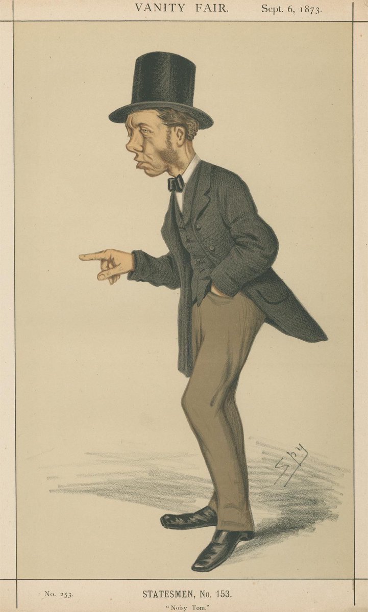 ‘Noisy’ Tom Collins MP was the eldest surviving son of Rev. Thomas Collins of Knaresborough. He was educated at Charterhouse &amp; Oxford. He was a magistrate, deputy-lieutenant for West Yorkshire &amp; returned 5 times as Knaresborough MP. The family home was Knaresborough House.