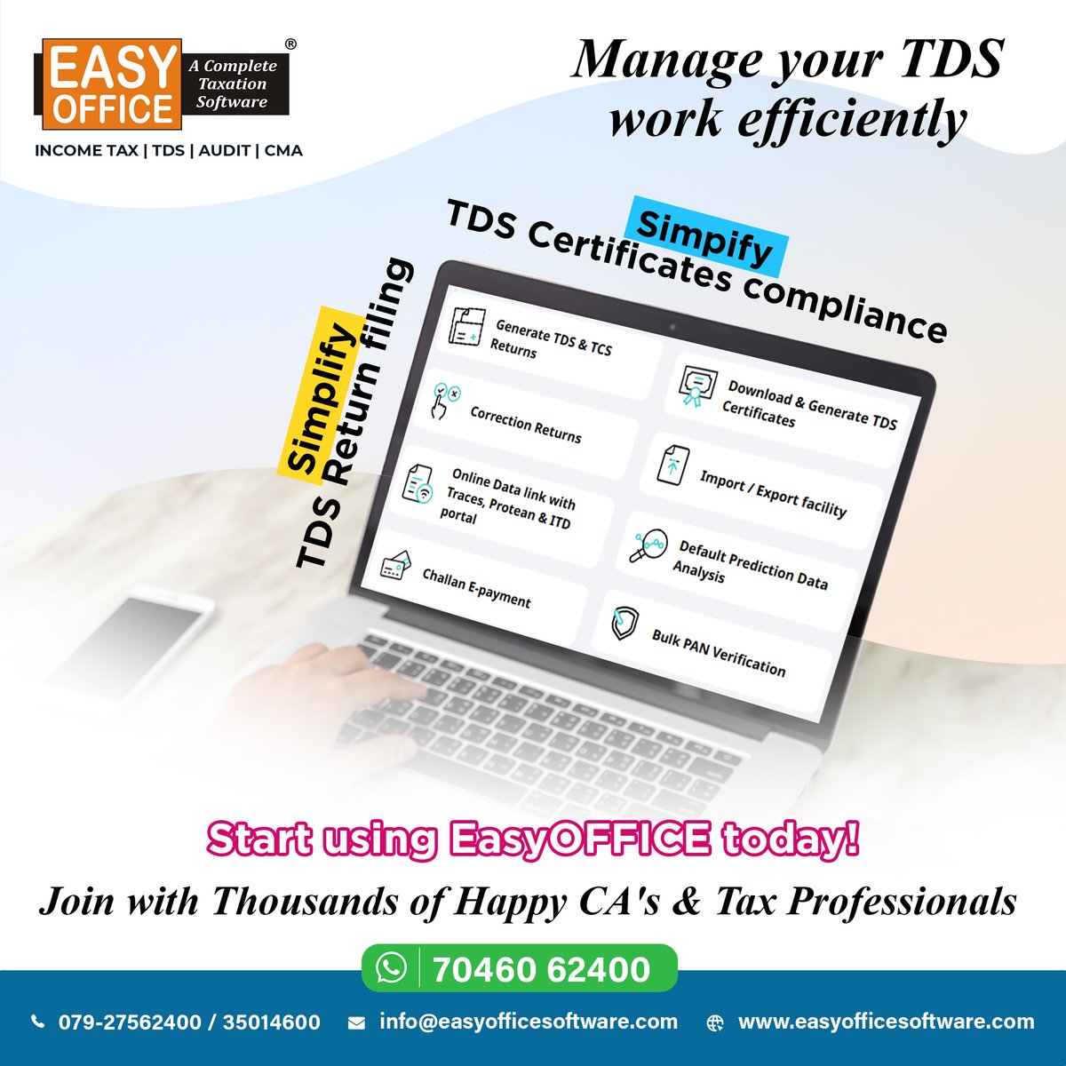 electrocom11's tweet photo. Effortless TDS Compliance at Your Fingertips!
๐๐๐ช๐ฎ๐๐ฌ๐ญ ๐ ๐๐๐ฆ๐จ
๐079-27562400 | 35014600
๐https://t.co/LRXl8cRsn9
#tds #tdssoftware #besttdssoftware #tdsreturn #tdsreturnfilling #tdscertificate #form24q #form26q #form26qb #tcsreturn #TDSFiling #TCSCompliance #EasyTDS https://t.co/mkZqJT77WJ