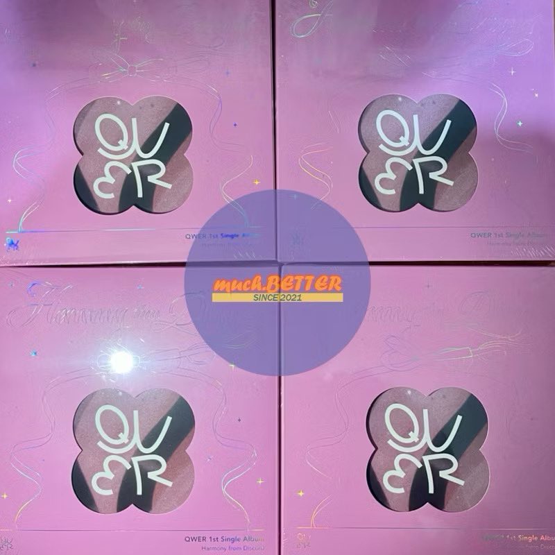 muchbetter212's tweet photo. [พร้อมส่ง] QWER : 1st Single Album [Harmony from Discord]

✔️ https://t.co/MqhqhJfjjj

#ตลาดนัดqwer https://t.co/Av9b59Dndf