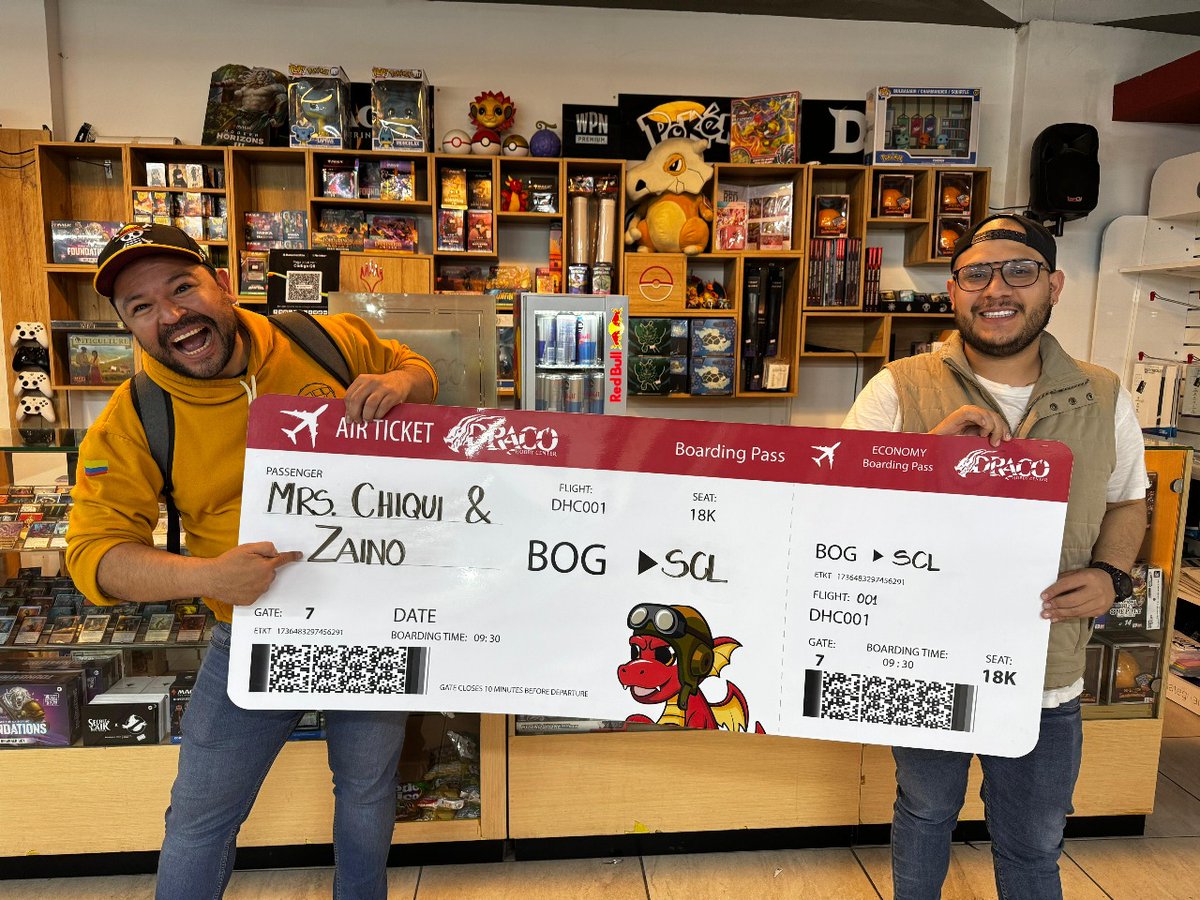 DracoHobby's tweet photo. ¡Primer Clasificatorio de la temporada!

Felicitaciones a Johan Herrera y a Sebastián Cantor por su cupo al Regional en Chile @smagicseries 

¡La temporada apenas empieza! 🇨🇱 https://t.co/ObymXaMuwY