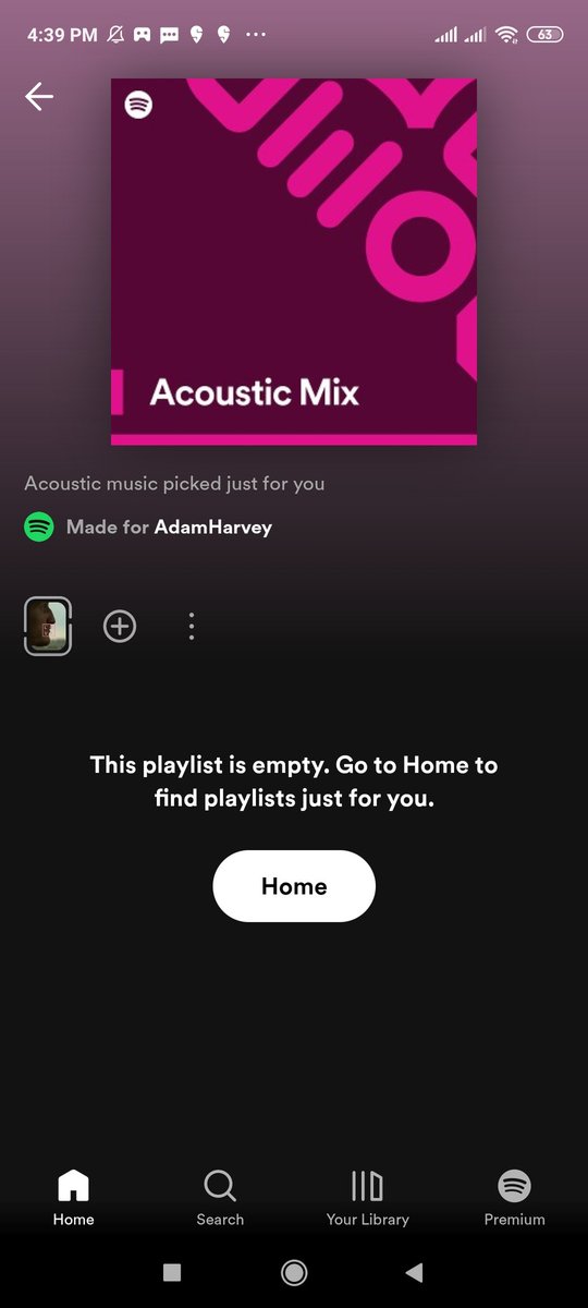 SuperKoolLifeYT's tweet photo. @SpotifyCares "Hey @Spotify, @SpotifyIndia what’s going on? 🎶 My playlists are empty, and every song search just prompts me to discover premium features. It feels like my music life just hit a brick wall! 🚧 Can i get some clarity here? I miss my jams! 🎧 #SpotifySupport https://t.co/h1EqQPqkbQ