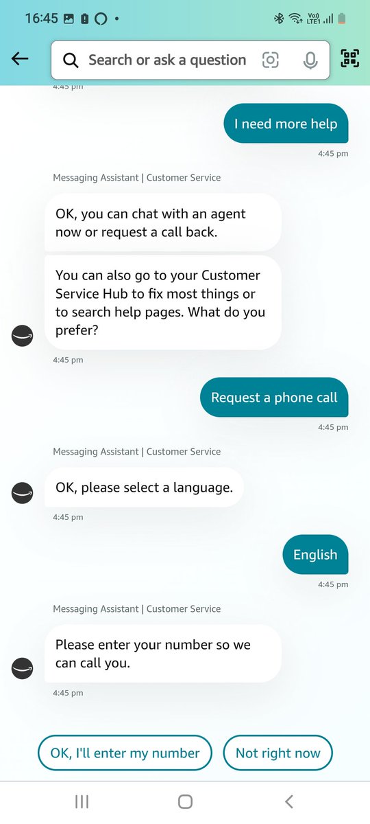 MehakFaryal's tweet photo. @AmazonHelp Have gone through these options in loops. Received no call. None of the options address my issue. Calling page hangs on its own. It has been more than an hour. Maybe I should be compensated for my time as well. @jagograhakjago https://t.co/T3AjUZaOAV