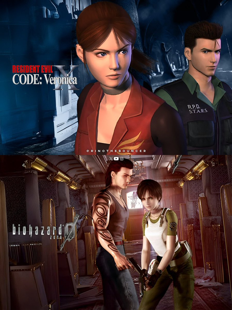 RinoTheBouncer's tweet photo. Resident Evil 0 and Code Veronica have been rumored to be next in line to be remade🚀

Which one do you want first?

✅Code Veronica
✅Resident Evil 0

Let’s go!😎 #REBHFun https://t.co/JsN6GDxCN1