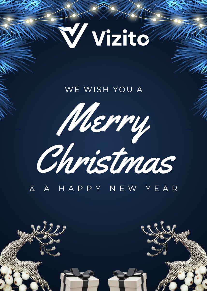 Vizito_'s tweet photo. As the year comes to a close, we want to thank you for being part of our journey. Here’s to making 2025 even better—together!

Wishing you a joyous holiday season filled with happiness and good cheer.
 
#seasonsgreetings #merrychristmas #happynewyear #2025 https://t.co/sZHjNYYgG9