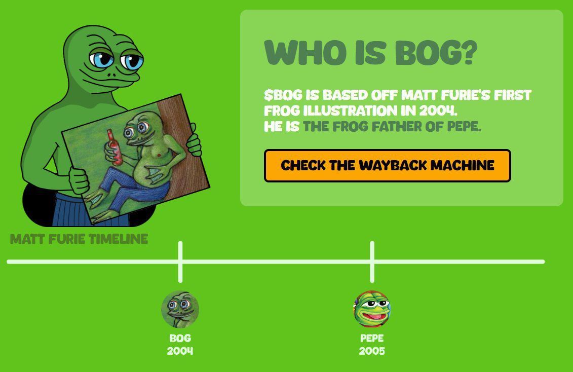 itzannadudek's tweet photo. @dubzyxbt History is being written with $BOG 🐸. Don’t let fear or doubt make you miss out. First-ever Matt Furie frog from 2004? This is bigger than hype https://t.co/wS0PeMz10R
