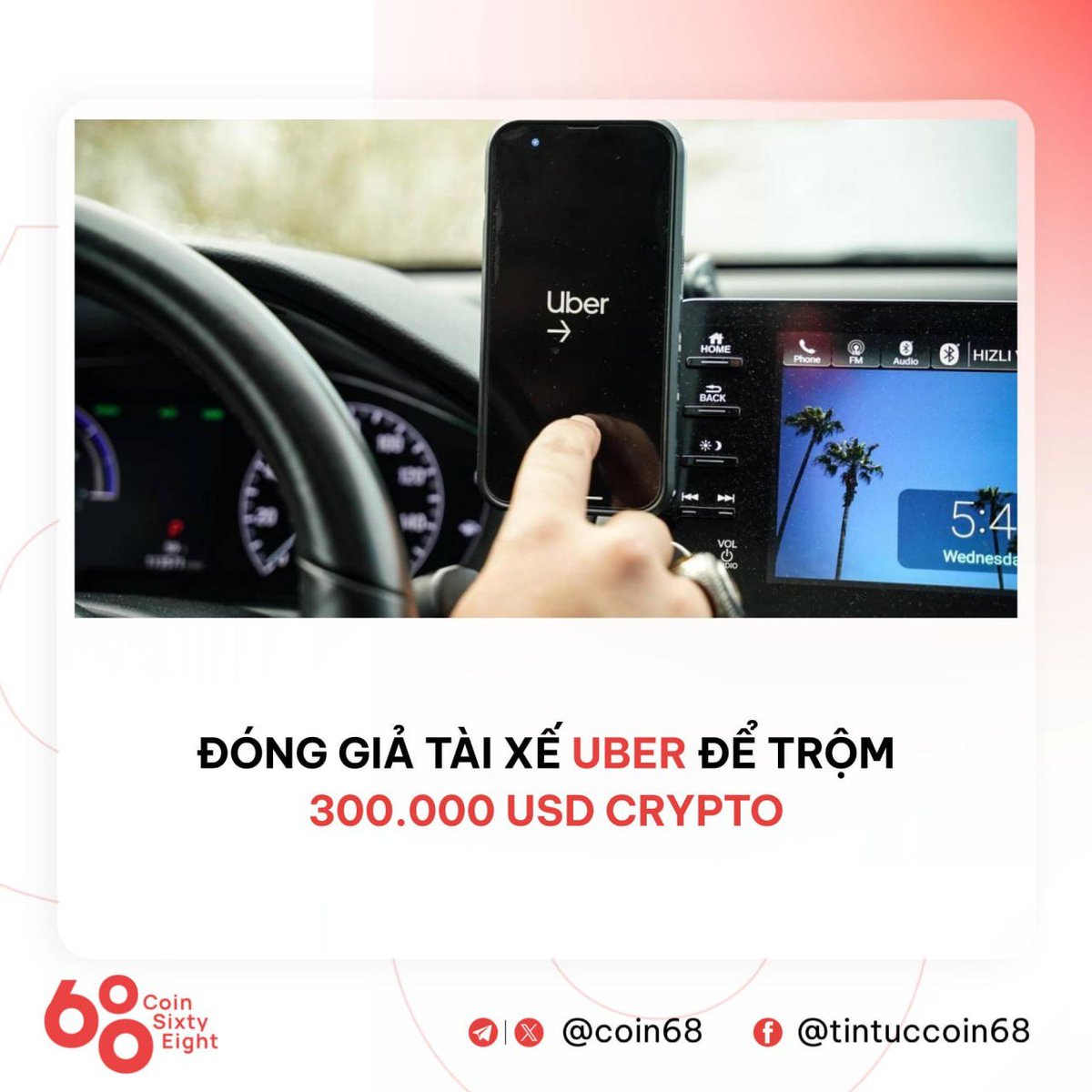 coin68's tweet image. Người đàn ông đóng giả tài xế Uber rồi "ăn trộm" 300.000 USD crypto

Chi tiết 👉 coin68.com/nguoi-dan-ong-…