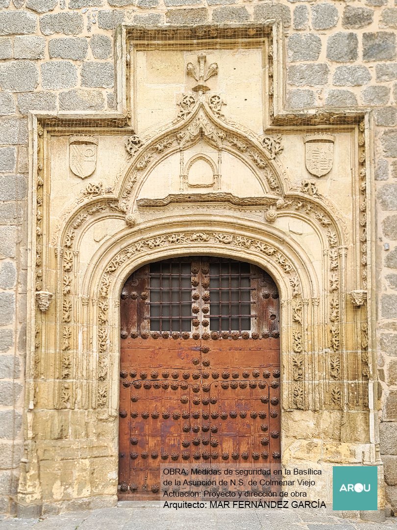 Arquestudio's tweet photo. Ya hemos dado el primer paso comenzando obras en la BASILICA DE COLMENAR VIEJO con la toma de medidas de seguridad, y aunque sea un inicio sencillo, cada pequeño avance nos acerca más a ver esta obra hecha realidad. #BasilicaAsunción #basilicacolmenarviejo #EstudioArqu https://t.co/5nvQj2cWIA