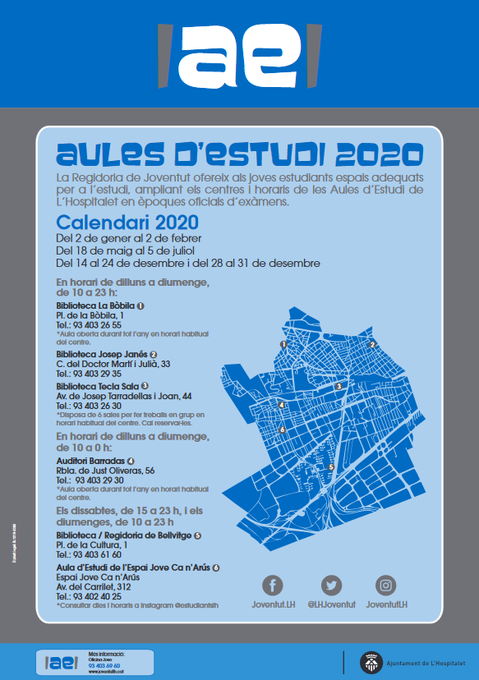 AVVSomSEulalia's tweet photo. Aquesta és l'evolució del nombre d'aules d'estudi a #LHospitalet, els últims 5 anys:
-2020: 6 
-2021: 8
-2022/23: 4
-2024: 3
A cada bugada, perdem un llençol.

A #SantaEulàlia no gaudim d'una #AulaEstudi, des de l'estiu del 2021 i així ho venim denunciant.
https://t.co/eZxHftIuhL https://t.co/cv1EhkBKTR