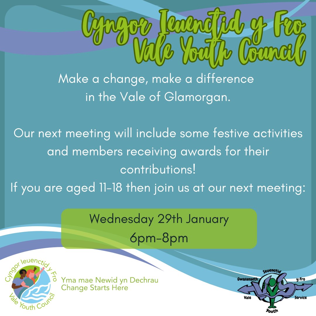 🇬🇧Why not make a new year’s resolution for 2025 and get involved with one of our fantastic projects and become an active citizen. 📢

Gain volunteering hours, make new friends and champion change.

@VALEFIS <a href="/VOGCouncil/">Vale Council 🏴󠁧󠁢󠁷󠁬󠁳󠁿🇺🇦</a> <a href="/PenarthCouncil/">Penarth Town Council</a> <a href="/ChildreninWales/">Children in Wales</a> <a href="/BRORADIO/">Bro Radio</a>