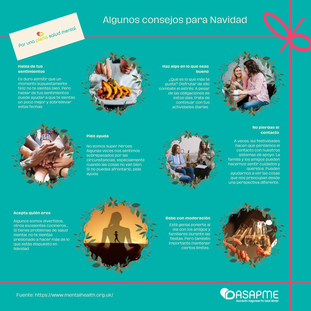 ASAPMEAragon's tweet photo. La temporada navideña puede resultar dura para algunas personas que afrontan problemas de #saludmental. Es complicado admitir que no te sientes bien cuando todo lo que nos rodea exuda felicidad. Poner en práctica estos consejos, igual te ayuda a sobrellevarlo mejor. https://t.co/aZ21hkiAf9
