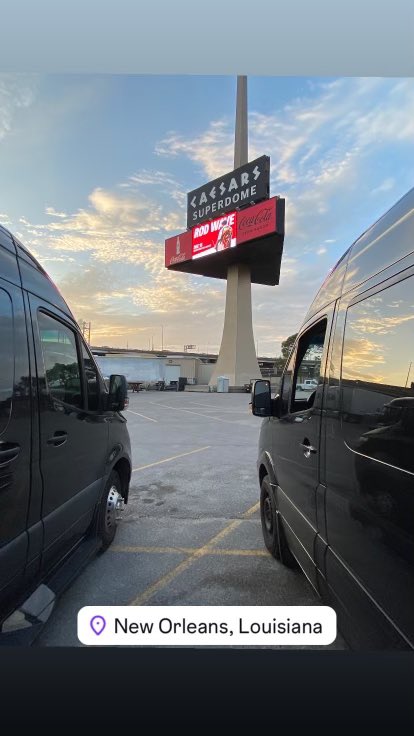 PrideCharters's tweet image. Tour Life!!!  Last Lap Tour #rodwave #moneybaggyo “Enjoy the ride, let us drive” #sprinter #motion