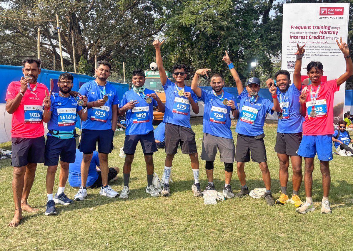 1989prabhakar's tweet photo. Finished #TSW25K Kolkata with my personal best timing 02:14:38.
#procam
https://t.co/j0lEEysid6 #strava https://t.co/WgtN07oDxr
