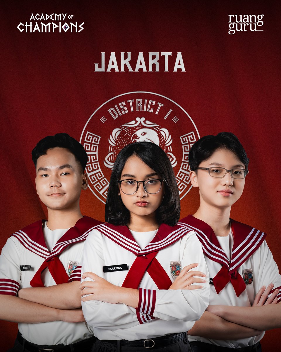 ruanggurusquad's tweet photo. DISTRICT 1  (Jakarta)

- ⁠Clarissa
- ⁠Reihan
- ⁠Matthew

WA Channel District 1: https://t.co/i7hCKQjtWs https://t.co/6FdtzOZnQy