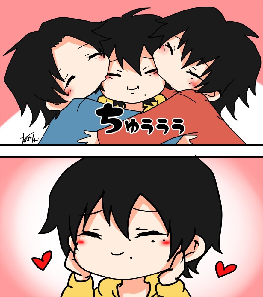 shibalen21's tweet photo. さぶちゃんお誕生日おめでとう🎊🎉🎊🎉
愛されさぶち！
過去絵でごめんよっ(>_<)💦
 #山田三郎誕生祭2024 
 #山田三郎生誕祭2024 https://t.co/kdd1mgxjPJ