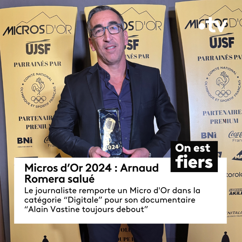 Francetele's tweet photo. đ #Microsdor | Nos Ă©quipes ont Ă©tĂ© rĂ©compensĂ©es de 5 prix aux Micros d'Or 2024 !
Une belle reconnaissance pour leur engagement sans faille pendant les Jeux Olympiques et Paralympiques de Paris 2024. đ