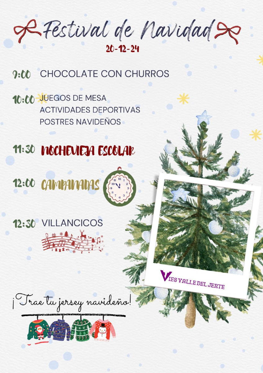 Programa de actividades para el día 20-12-2024. ¡No te lo pierdas!