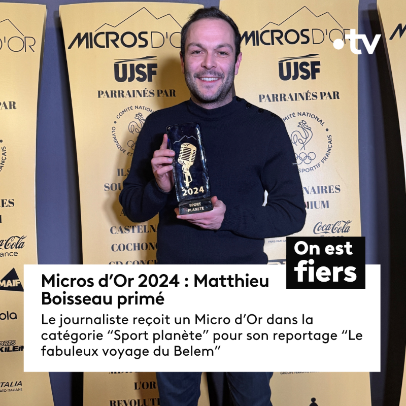 Francetele's tweet photo. đ #Microsdor | Nos Ă©quipes ont Ă©tĂ© rĂ©compensĂ©es de 5 prix aux Micros d'Or 2024 !
Une belle reconnaissance pour leur engagement sans faille pendant les Jeux Olympiques et Paralympiques de Paris 2024. đ