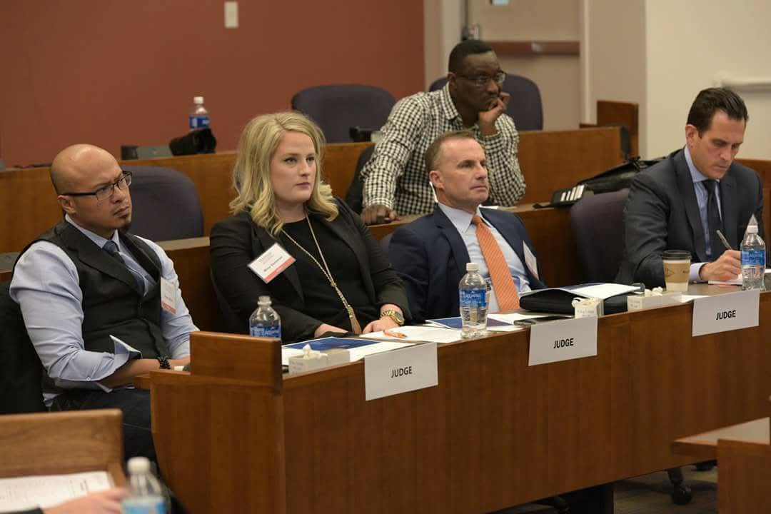 Who needs Shark Tank when you have us at <a href="/WhitmanatSU/">Whitman School at SU</a>? Look at our #pokerface. #Entrepreneurship #businesspitch #BusinessSuccess