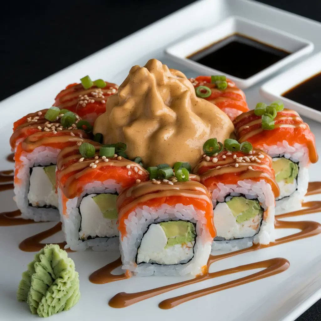 CamiRecipes's tweet image. 🔥 Spice up your sushi game with this Volcano Roll Recipe! Crab or shrimp, creamy avocado, and a baked Volcano sauce make for a fiery, irresistible treat. 🍣🍤 #SushiLovers #VolcanoRoll #Foodie