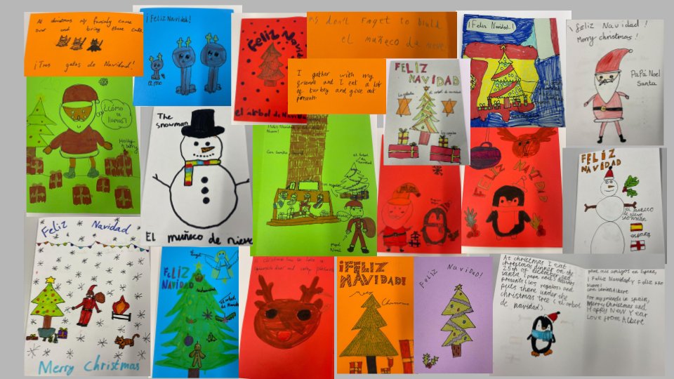 ¡ Feliz Navidad ! 🎄🎅The year 4 children have learned about some different Christmas traditions in Spain and written some cards for the children in our partner school in Seville, Spain.
#AFSSpanish  #AFSInternationalSchool  #AFSCurious