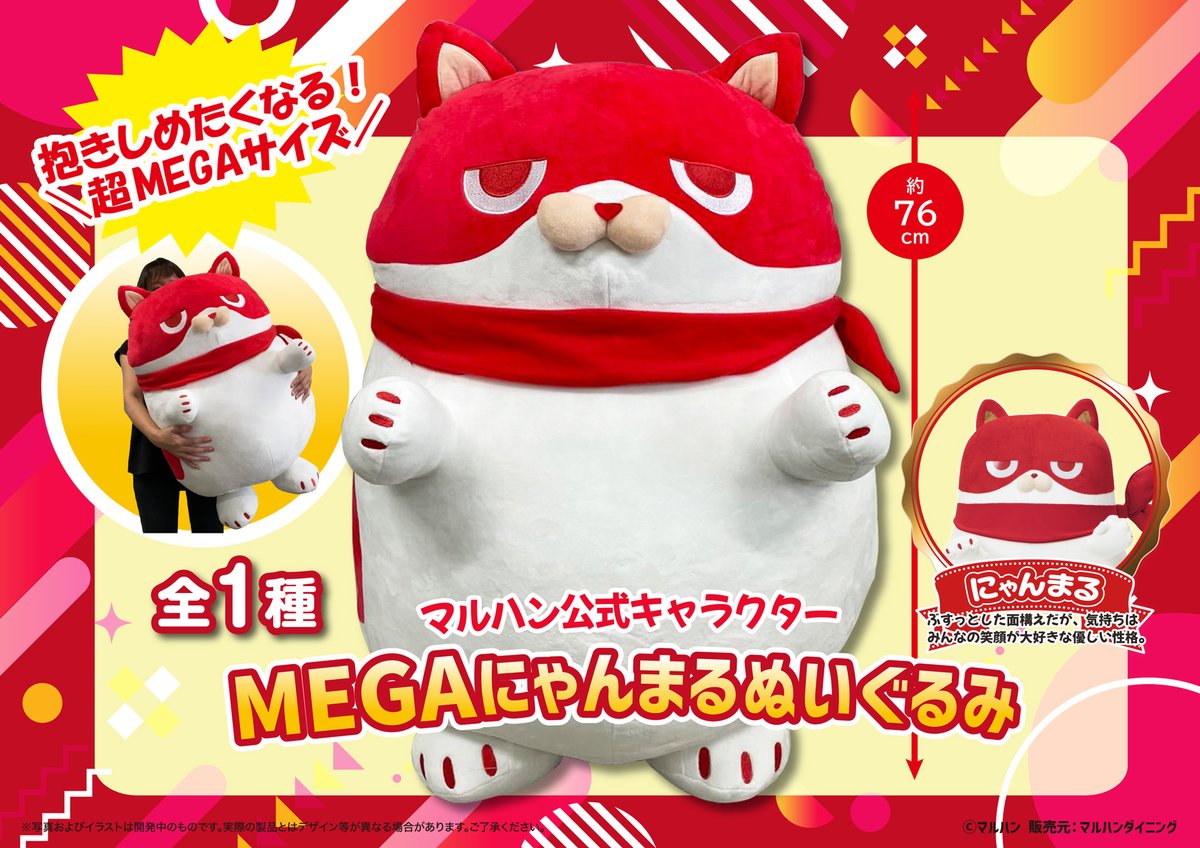 お待たせいたしました！ 「MEGAにゃんまる」 本日よりご購入いただけ