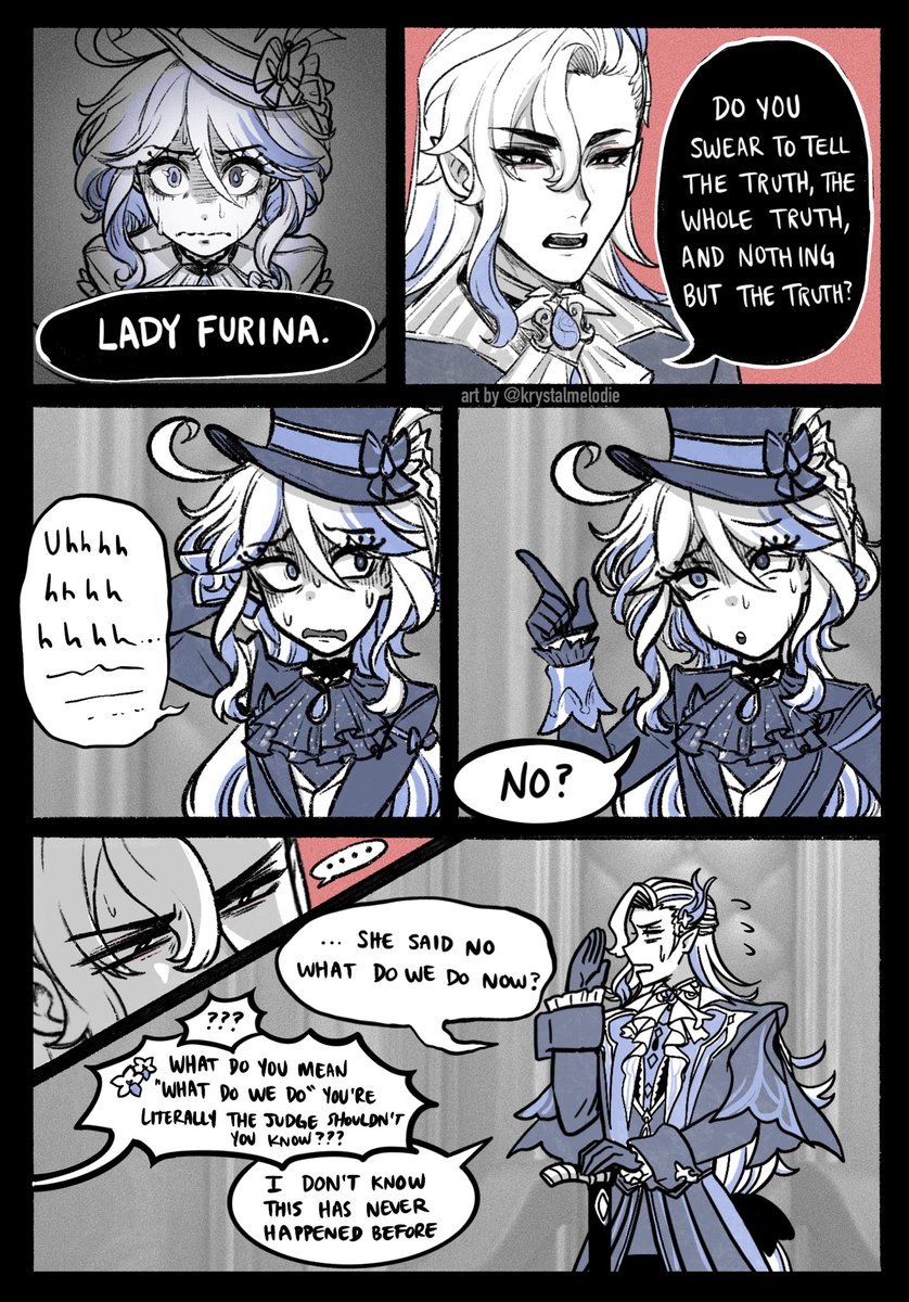 Mentally I’m still in Fontaine ⚖️
#GenshinImpact #furina #Neuvillette