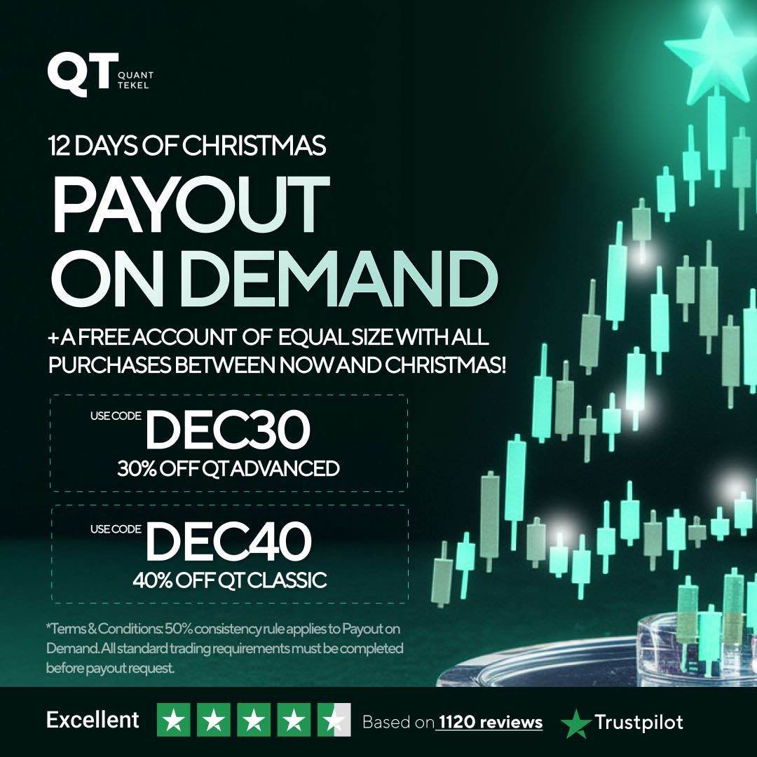 🚨 GIVEAWAY ALERT <a href="/QuantTekel/">QuantTekel</a> 🚨 

🎁 10k x 5 Account Giveaway 🎁

To enter:

✅ Follow @J3vince | <a href="/QuantTekel/">QuantTekel</a> <a href="/AlexQuantTekel/">Alex</a> | <a href="/JamesQuantTekel/">James</a> 

✅ Like, Retweet &amp; Tag 4 of your favorite traders

✅ Tell us your favourite feature ! 

‼️ BONUS ‼️

- Join my discord 
(