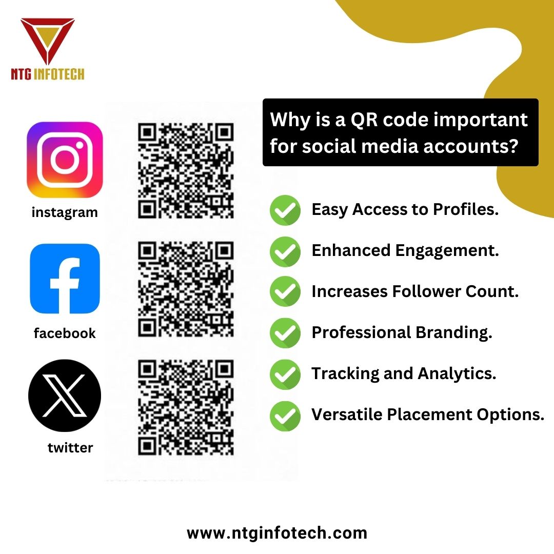 NtgInfotech's tweet photo. Simplify the connection – QR codes make following your social media a breeze!
#QuickFollow #StayConnected #NTGInfotech https://t.co/Ok7L28R91X