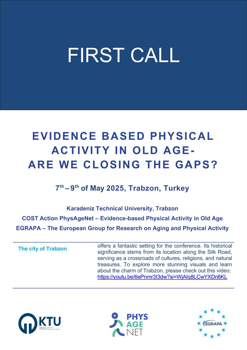 EU COST Action PhysAgeNet tweet media