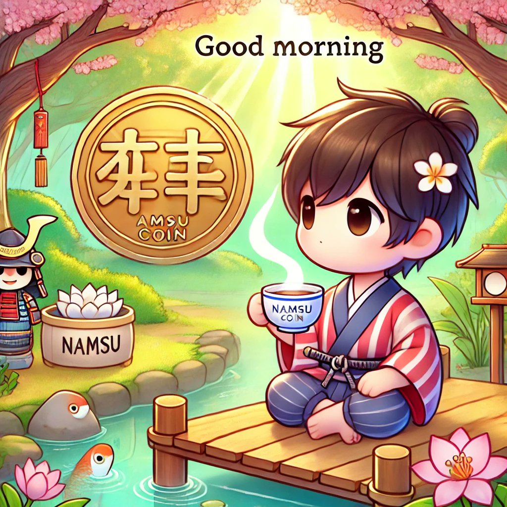 namsucoin's tweet photo. 🌅 GM, Samurai Warriors! 🥷☀️
Each morning is a fresh battle; sharpen your focus, wield your discipline, and move with purpose.
The journey of Namsu Coin continues with honor and resilience. Together, we forge a brighter path! 💎⚔️
#NamsuCoin #Crypto #BNB #DeFi #SamuraiMindset https://t.co/apYMLruEsS