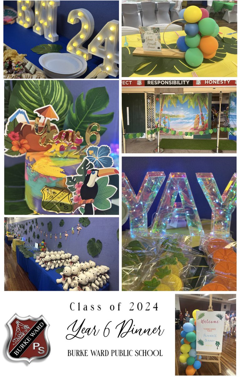 burkeward's tweet photo. Year 6 had a wonderful send off this evening. Our Year 6 parents did a wonderful job decorating the hall and making goodies for all students to remember the night.
#burkiepride https://t.co/GpPb6iOUWm